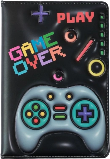 A5 Notebook for Gamers with Hardcover Foam Cover