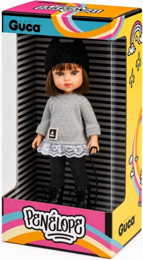 Poseable doll in gift packaging