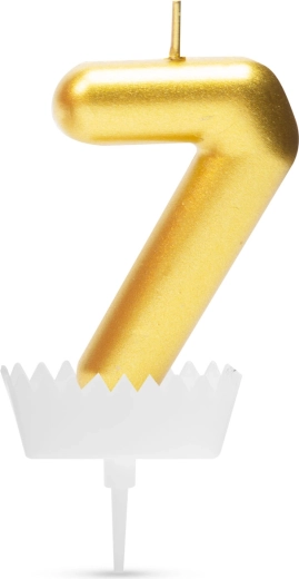 Тортена свещ цифра 7