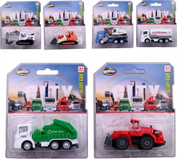 Construction Vehicle Set - 6 Types