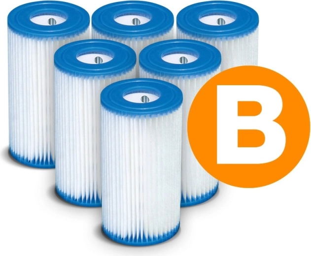 Хартиен филтър за басейнна помпа тип B – комплект 6 бр. INTEX