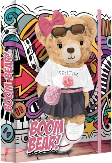 A4 jumbo exercise book box Max Junior Boom Bear (bear) - 1 piece