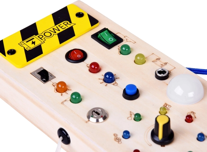 Обучение причина–следствие със светещи LED