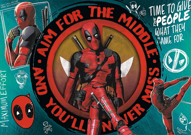 Пъзел TREFL Premium Plus: Deadpool 1000 части
