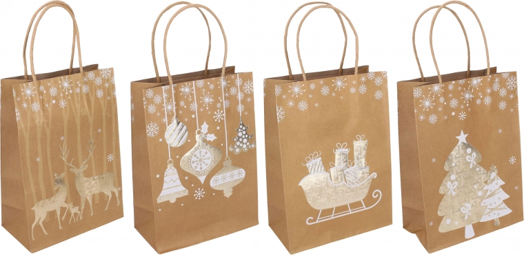 Подаръчна торбичка Коледа L 25 × 33 × 12 см