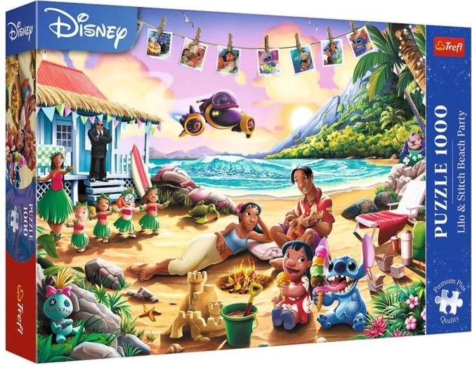 Пъзел LILO & STITCH – плажно парти 1000 части