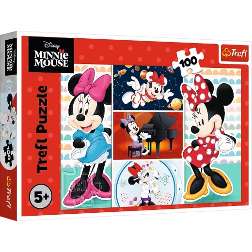 Puzzle 100 Pieces Fun MINNIE DISNEY by Trefl