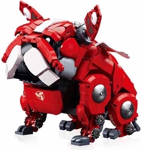 Sluban mechanical red bulldog