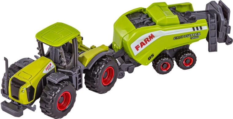 Detachable trailers and combining machines