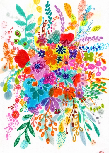 Enjoy Puzzle Flower Flood 1000 Pieces