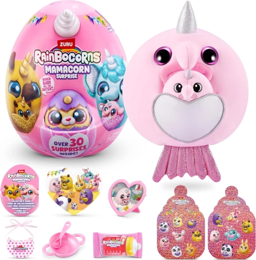 Rainbocorns Mamacorn Surprise плюшена играчка с изненада от Zuru