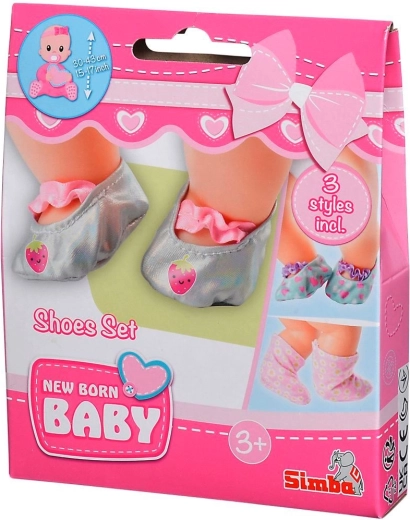 Комплект обувки за кукли NEW BORN BABY (3 чифта)