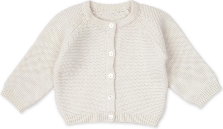 Lodger knitted merino cardigan cream, size 56
