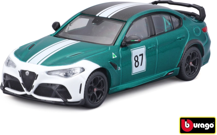 Метален модел Bburago 1:43 Alfa Romeo Giulia GTAm Racing