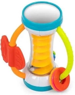 Rattling spiral with colorful balls