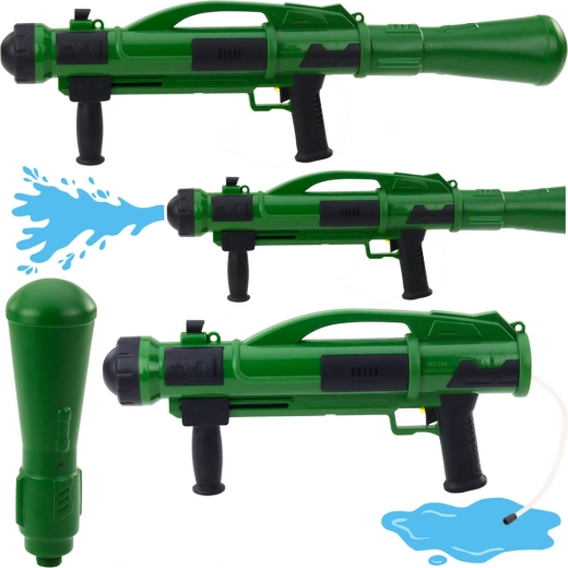 Water Gun Bazooka with Pump 73 cm Green