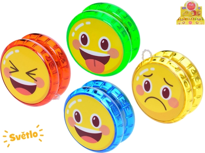 Light-up emoji yo-yo for kids