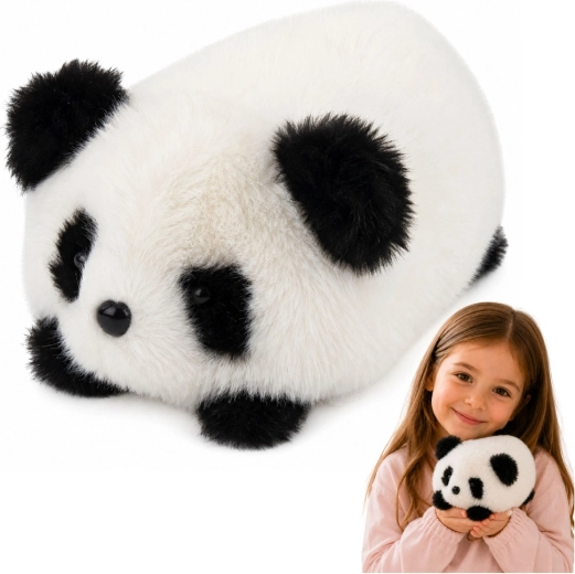 Plush black-and-white panda 16 cm - 1 piece