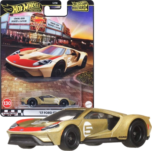 Hot Wheels Premium Boulevard автомобил 2017 Ford GT 7,5 см