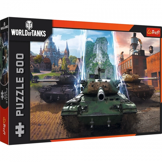 Пъзел 500 части - World of Tanks: Време за действие! Trefl