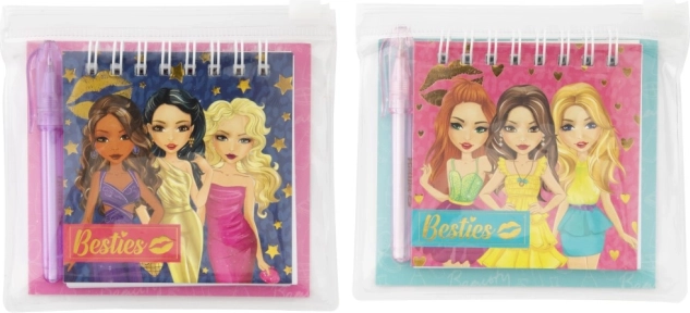 Мини бележник с молив Besties
