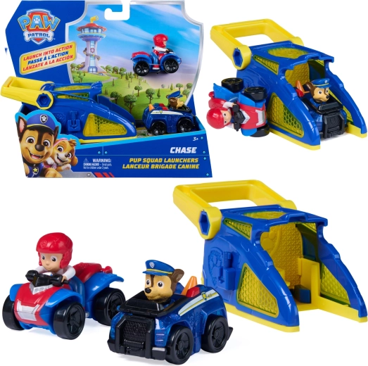 PAW Patrol Pup Squad Chase Launch Track with Vehicles