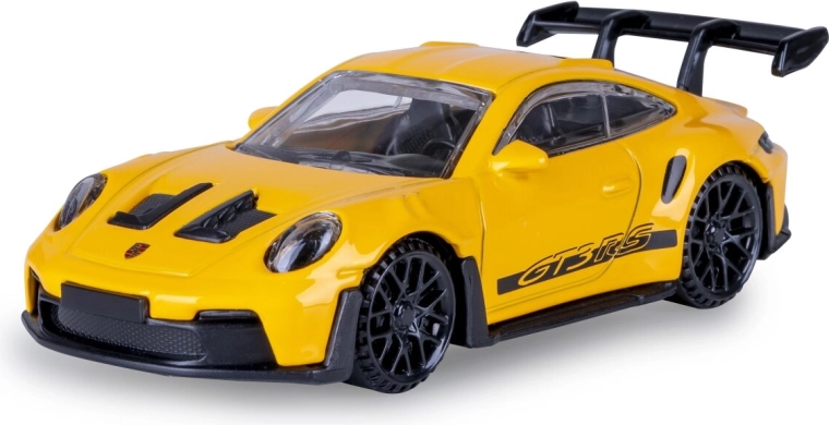 Метален модел Porsche 911 GT3 RS в мащаб 1:43, жълт