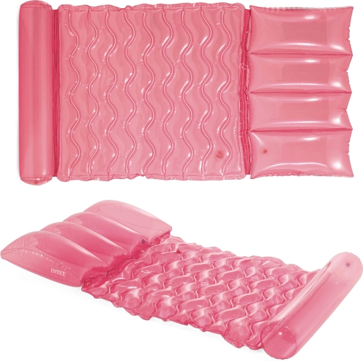 INTEX inflatable beach lounge pink 173 × 89 cm