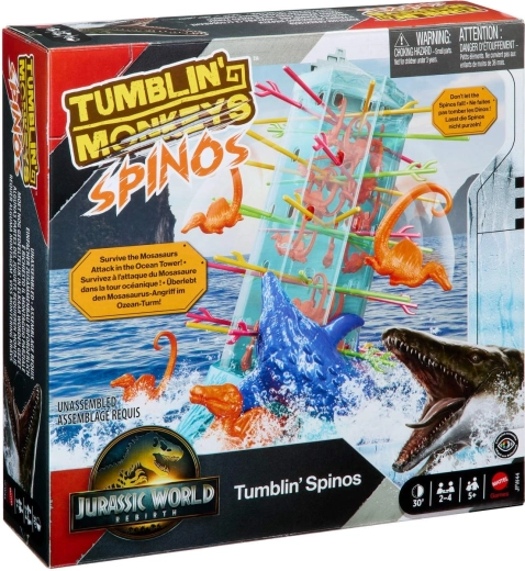 Jurassic World падащи динозаври – семейна игра за сръчност