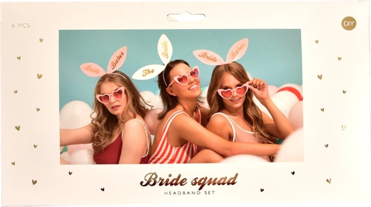 Party Visors Bride Babes (6 pcs)