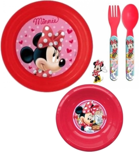 Пластов комплект за хранене Minnie (3 части) Eli
