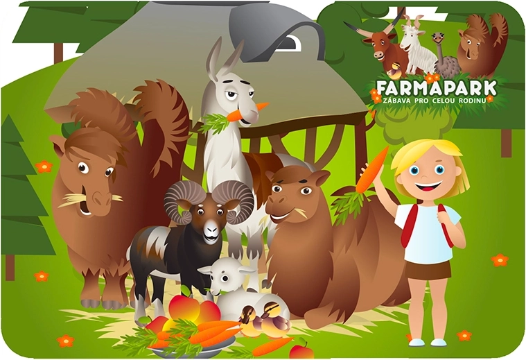 3D подложка за хранене Farmapark животни PRIME