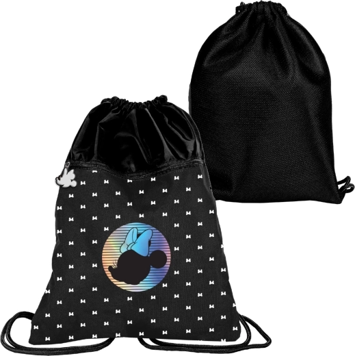 PASO BeUniq Minnie Mouse Holographic Sports Drawstring Bag