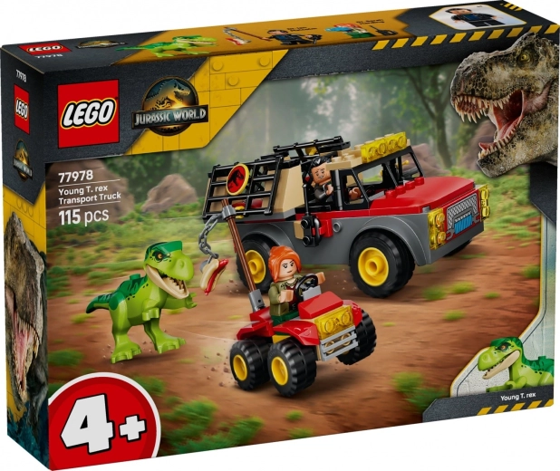 LEGO Jurassic World транспортен камион с бебе T. rex