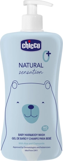 Chicco Natural Sensation hair and body shampoo with aloe and chamomile 500 ml