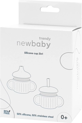 2-in-1: spout and straw for learning to drink