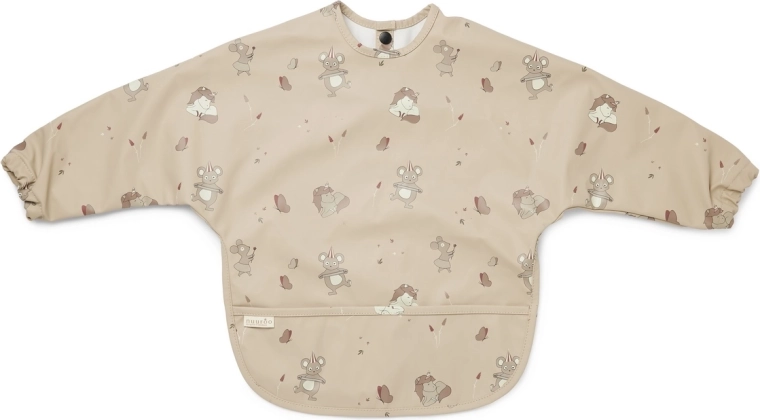 Nuuroo Luna bib with sleeves unicorn