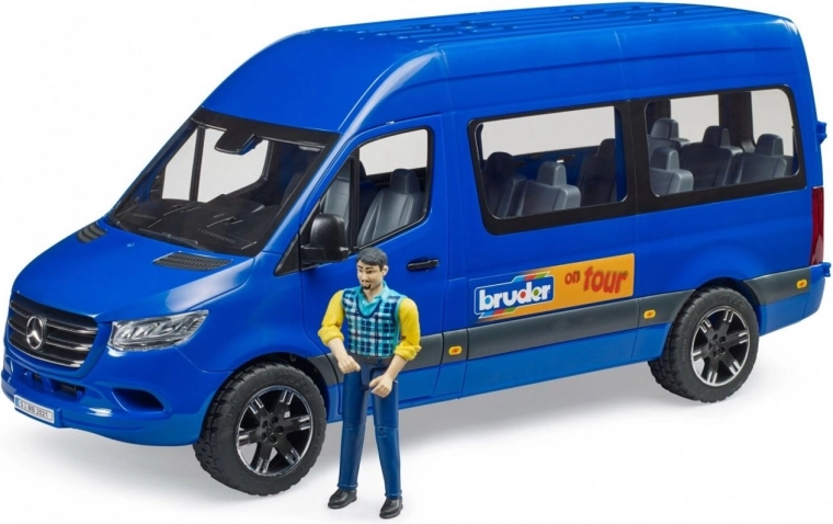 Микробус Mercedes Benz Sprinter син с шофьор