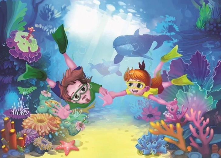 Diver Puzzle 50 Pieces