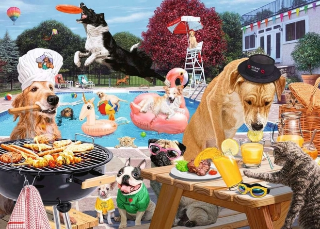 Puzzle Dog Summer Days 1000 Pieces