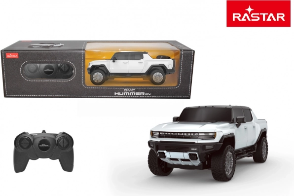 RC кола GMC Hummer EV 1:26 бяла – Rastar 2,4 GHz
