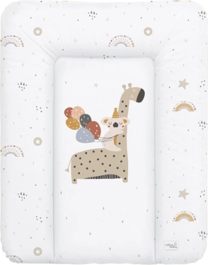 Ceba Baby soft changing mat for dresser, giraffe, 50 × 70 cm