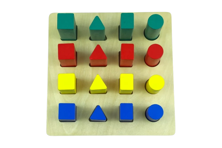 Learning colors and heights step by step