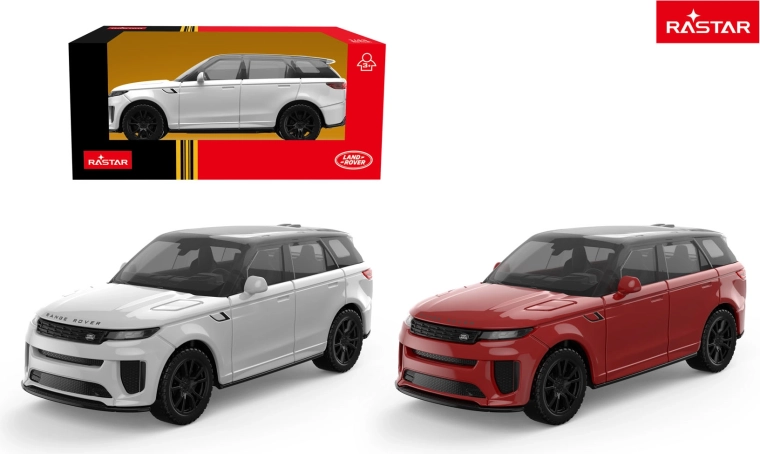 Metal toy car Range Rover Sport SV RASTAR 1:43 red - 1 piece