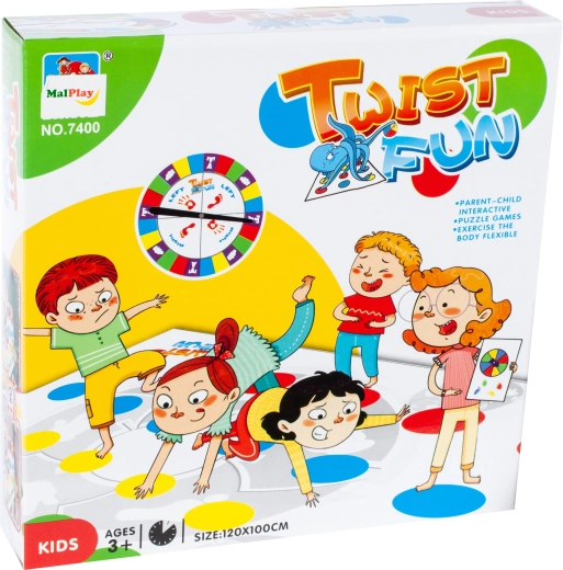 Fun movement game Twister for kids