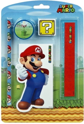 Писателен комплект Super Mario – 5 части