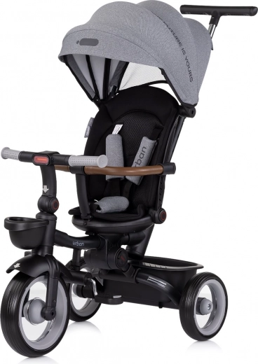 Chipolino Tricycle with Canopy Urban 2v1 Anthracite
