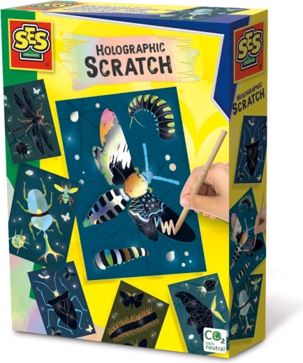SES Holographic Scratch Art Pictures - Insect Kingdom