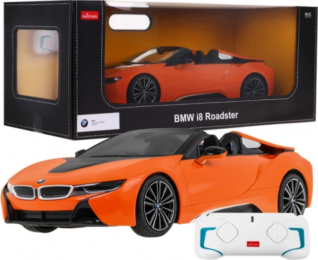Rastar BMW i8 Roadster – модел с дистанционно управление 1:12 – Оранжева