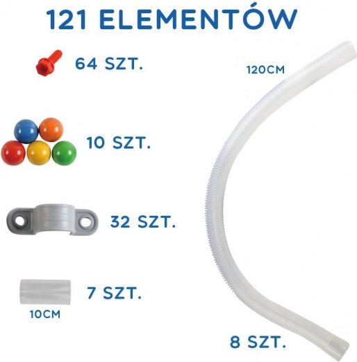 Сензорна играчка STEM Wall комплект 121 части